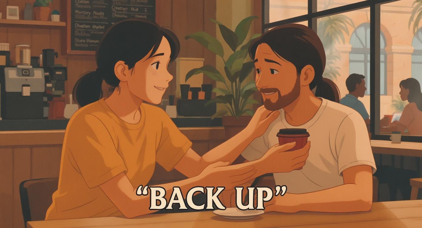 Emotional support in a coffee shop