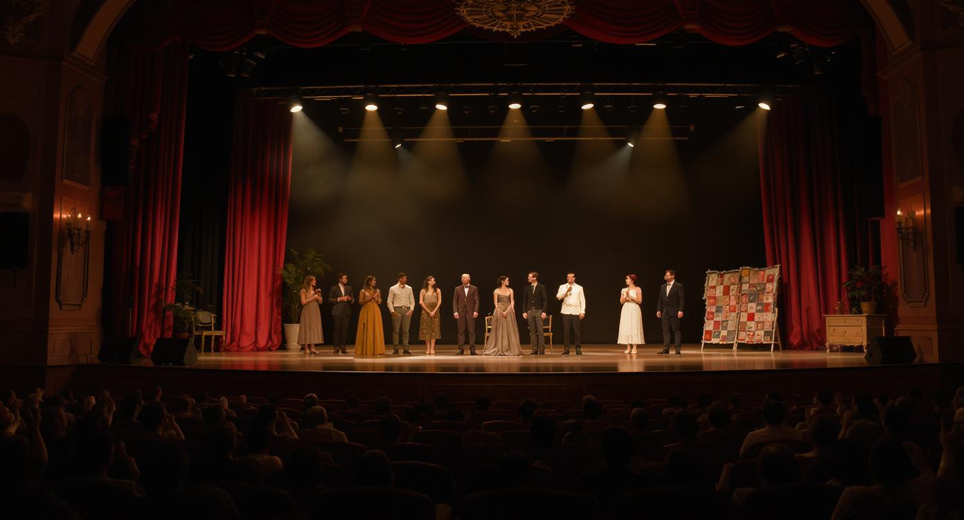 Actuación en un teatro