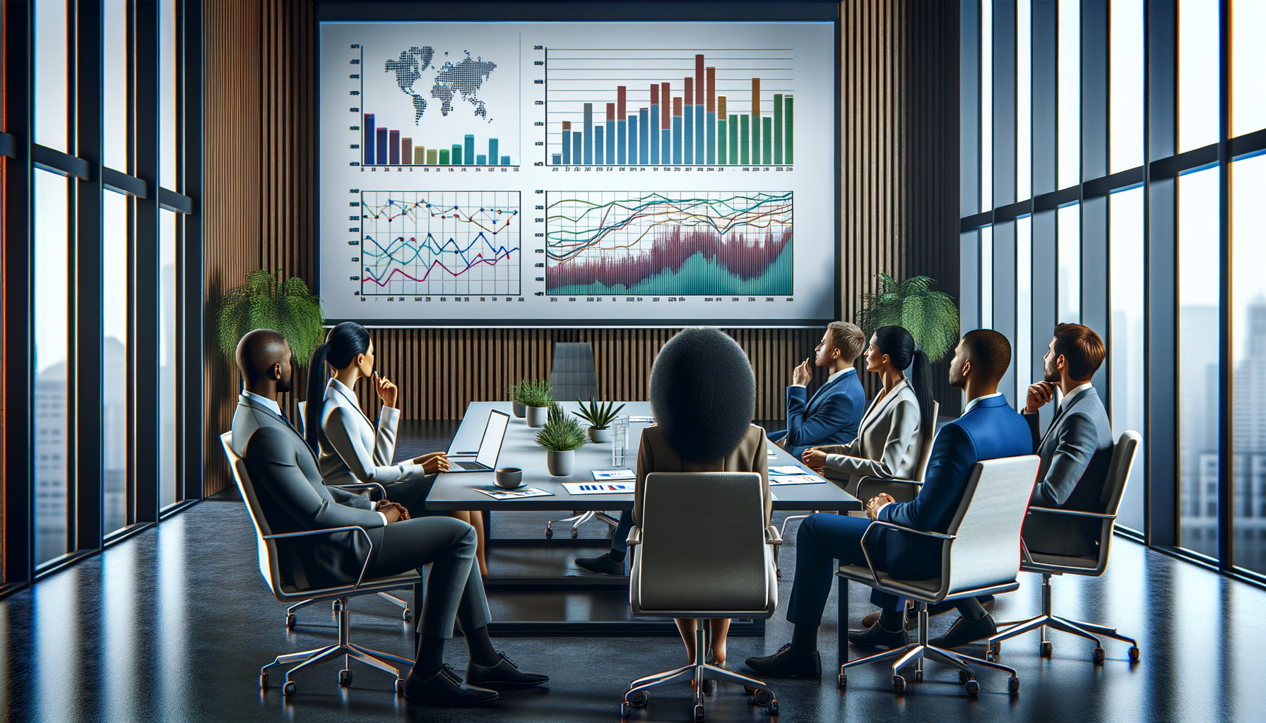 Business meeting shifting topics