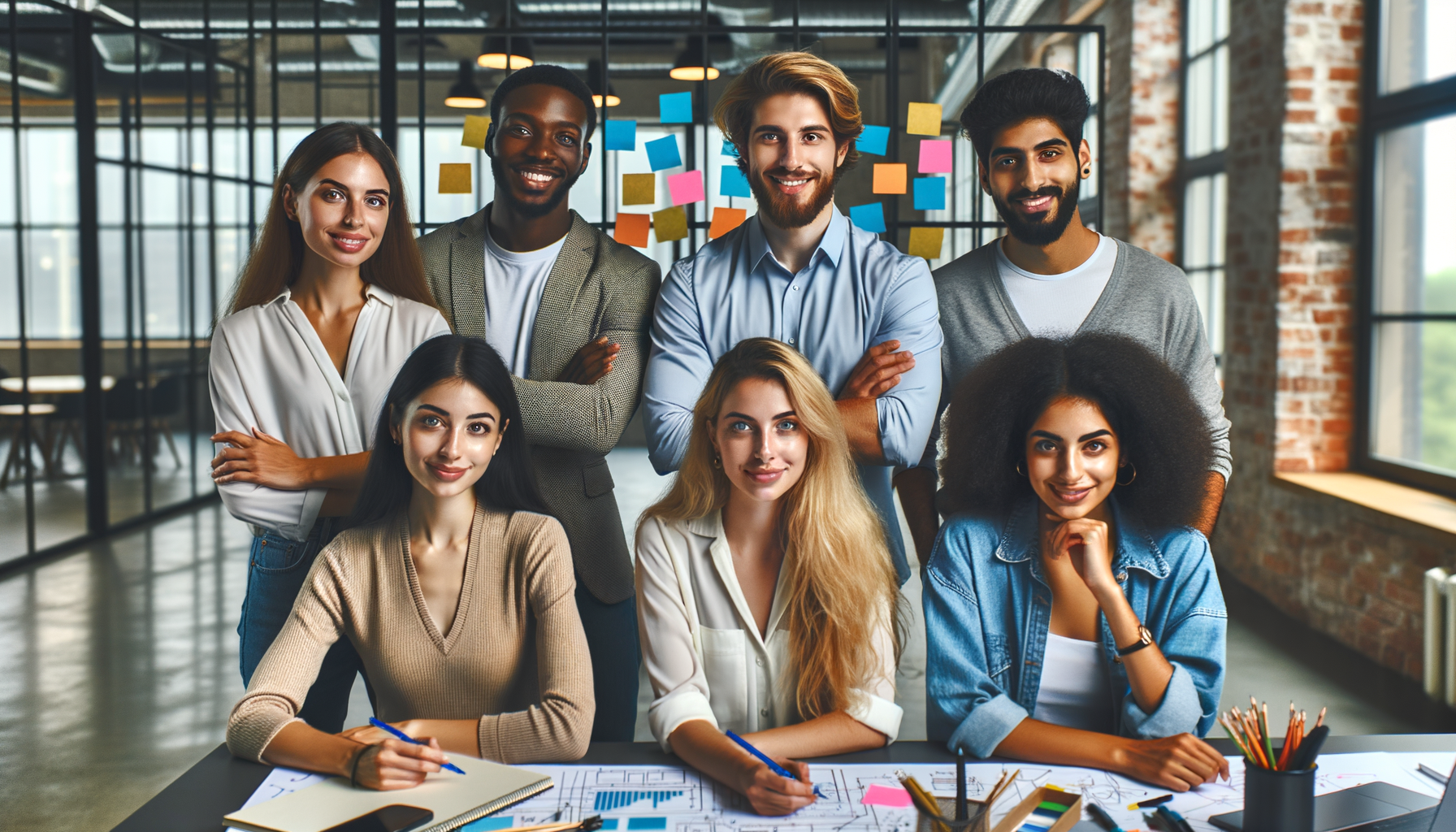 Equipo de trabajo motivado gracias a la confianza de su gerente