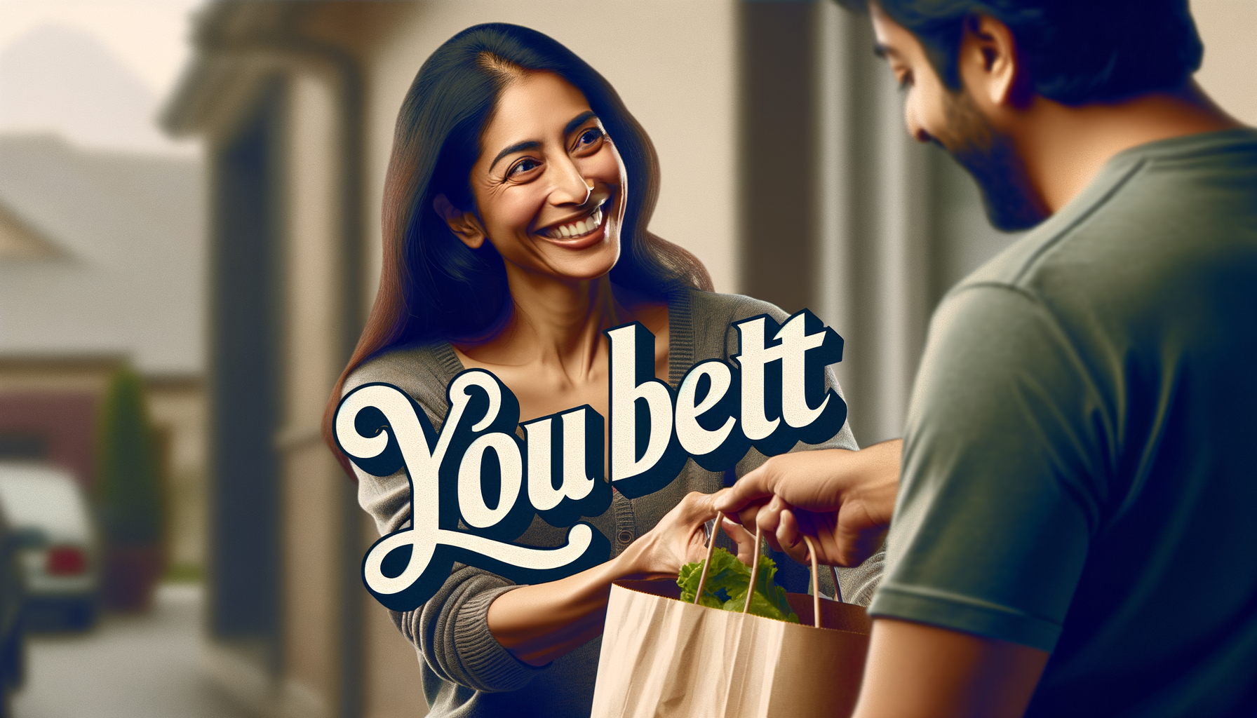 Ayudando a un vecino y diciendo 'You bet'