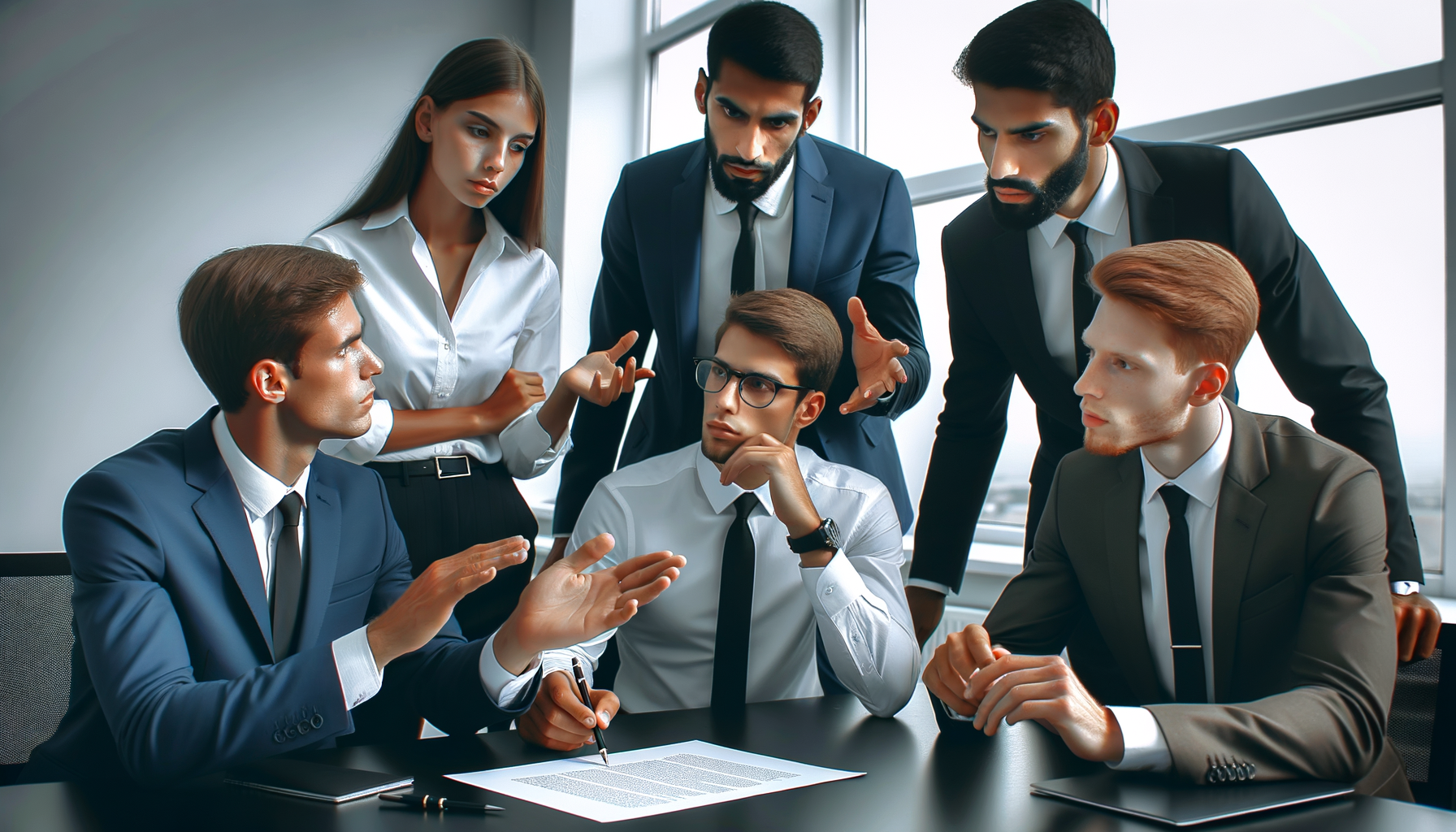Concretar detalles en una reunión de trabajo