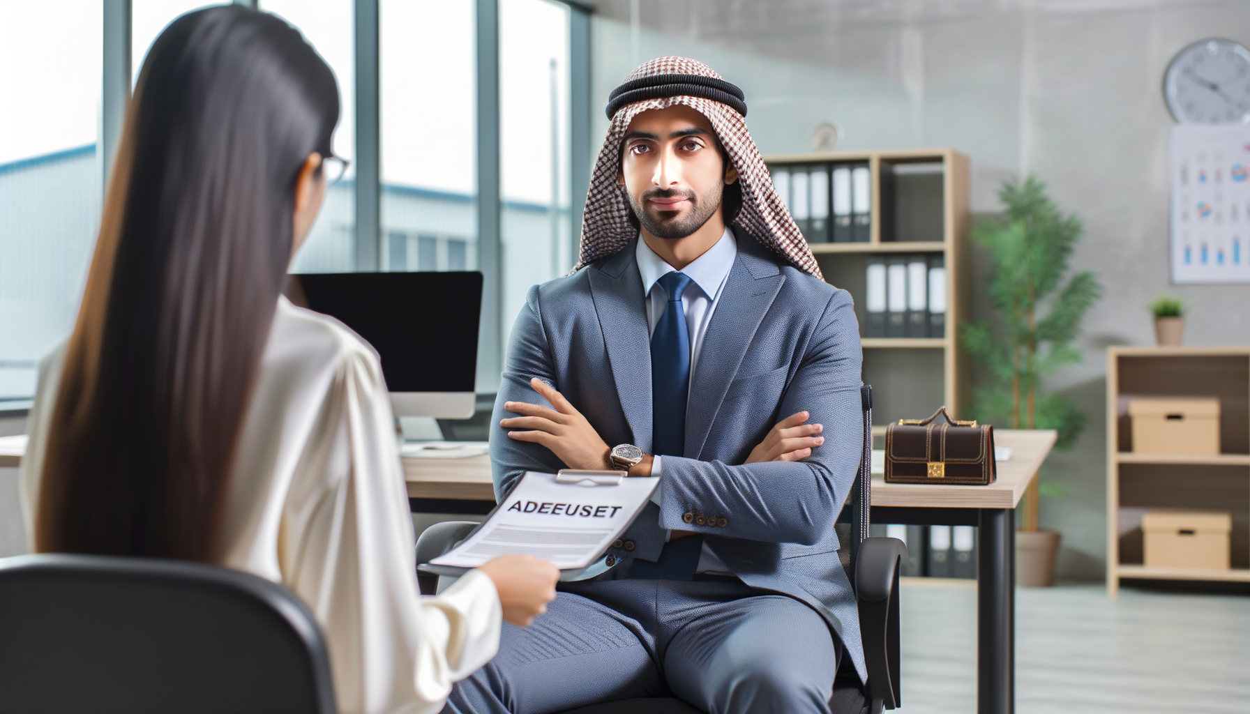 Escena de oficina mostrando un empleado rechazando un proyecto